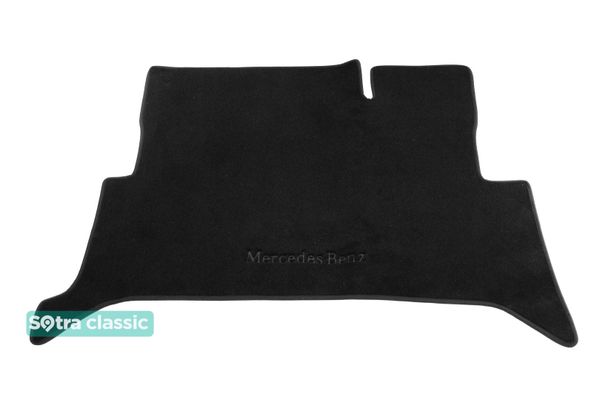 Двошарові килимки Sotra Classic Black для Mercedes-Benz V-Class (W447)(extra long)(багажник) 2014→ - Фото 1