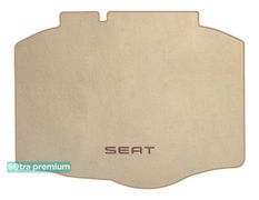 Двошарові килимки Sotra Premium Beige для Seat Ibiza (mkV)(хетчбек)(не TGI)(багажник) 2017→ - Фото 1