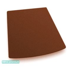 Двошарові килимки Sotra Premium Terracotta для Skoda Superb (mkII)(універсал)(з вирізами під полозья)(багажник) 2008-2015