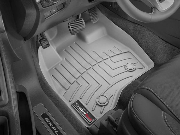 Коврики Weathertech Grey для Ford Explorer (mkV)(1-2 row)(2 row bucket seats with console) 2015-2016 - Фото 2