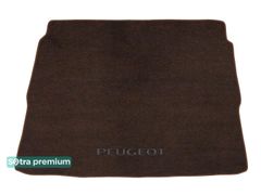 Двошарові килимки Sotra Premium Chocolate для Peugeot 3008 (mkII)(багажник) 2016→