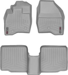 Коврики WeatherTech Grey для Ford Explorer (mkV)(1-2 row)(2 row bench seats or bucket without console) 2017-2019