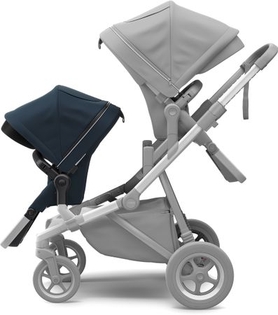 Прогулянкове крісло Thule Sleek Sibling Seat (Navy Blue) - Фото 4