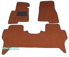 Двошарові килимки Sotra Premium Terracotta для Mitsubishi Pajero (mkIII)(5-дв.)(1-2 ряд) 1999-2006