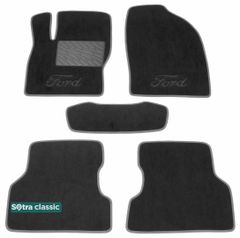 Двошарові килимки Sotra Classic Grey для Ford Focus (mkII) 2004-2011