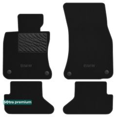 Двошарові килимки Sotra Premium Black для BMW 6-series (E64)(кабріолет) 2013-2010
