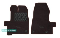Двошарові килимки Sotra Premium Chocolate для Ford Transit/Tourneo Custom (mkI)(2 місця)(1 ряд) 2012→ МКПП