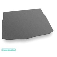 Двошарові килимки Sotra Premium Grey для Kia Stonic (mkI)(нижній рівень)(багажник) 2017→