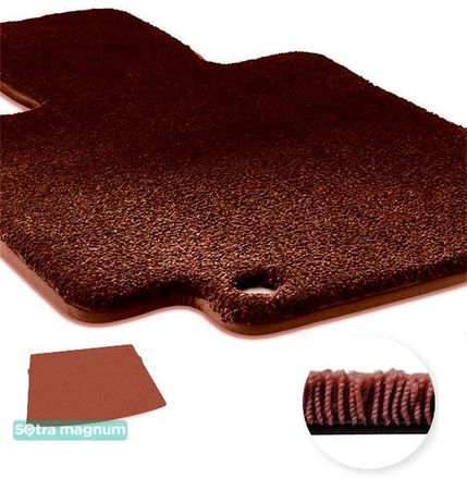 Двошарові килимки Sotra Magnum Red для Volkswagen Golf (mkVII)(хетчбек)(багажник) 2012-2020 - Фото 1