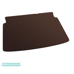 Двошарові килимки Sotra Premium Chocolate для Peugeot 207 (mkI)(хетчбек)(багажник) 2006-2014