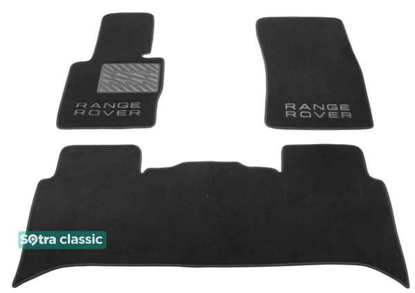 Двошарові килимки Sotra Classic Grey для Land Rover Range Rover (mkIII)(без люверсів) 2002-2009 - Фото 1