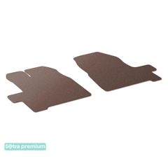 Двошарові килимки Sotra Premium Chocolate для Ford Transit Custom (mkI)(комбі)(1 ряд) 2016-2017