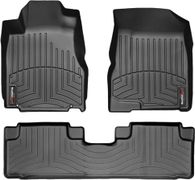 Коврики Weathertech Black для Honda CR-V (mkIII)(1 row - 2 pcs.) 2007-2012 - Фото 1