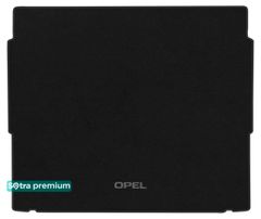 Двухслойные коврики Sotra Premium Black для Opel Grandland (mkI)(верхний уровень)(багажник) 2017→