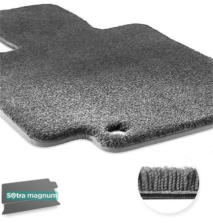 Двошарові килимки Sotra Magnum Grey для BMW X7 (G07)(розкладений 3 ряд)(багажник) 2018→ - Фото 1