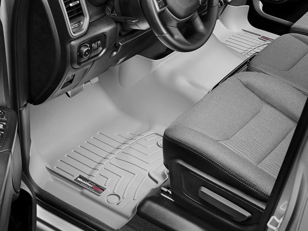 Коврики WeatherTech Grey для Dodge Ram (mkV)(quad & crew cab)(no PTO Kit)(bucket seats)(1 row) 2019→ - Фото 2