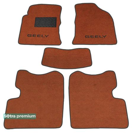 Двошарові килимки Sotra Premium Terracotta для Geely FC / Vision (mkI) 2006-2011 - Фото 1