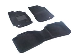 Тришарові килимки Sotra 3D Premium 12mm Black для Toyota Venza (mkI) 2008-2017