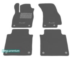 Двошарові килимки Sotra Premium Grey для Audi A8/S8 (mkIV)(D5)(long) 2017→