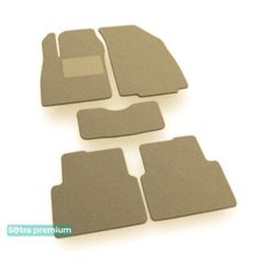 Двошарові килимки Sotra Premium Beige для Chevrolet Cobalt (mkII) 2011-2020