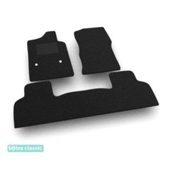 Двухслойные коврики Sotra Classic Black для GMC Yukon XL (mkXI)(1-2 ряд) 2015-2020