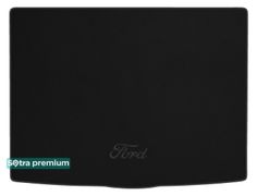 Двошарові килимки Sotra Premium Graphite для Ford Focus (mkIV)(хетчбек)(верхній)(із запаскою)(багажник) 2018→ - Фото 1