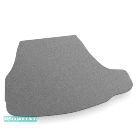 Двошарові килимки Sotra Premium Grey для Infiniti Q60 (mkI)(багажник) 2016-2022 - Фото 1