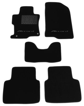 Двошарові килимки Sotra Custom Premium Black для Honda Accord (mkVIII)(CP)(седан) 2008-2012 (USA) - Фото 1