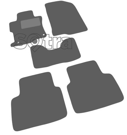 Двухслойные коврики Sotra Custom Classic Black для Honda Accord (mkVIII)(CP)(седан) 2008-2012 (USA) - Фото 6