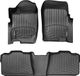 Коврики Weathertech Black для Ford Explorer (mkIV); Mercury Mountaineer (mkIII)(1-2 row)(2 row bench seats or bucket no console) 2006-2010