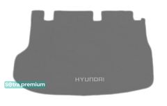 Двошарові килимки Sotra Premium Grey для Hyundai H-1 (mkII)(багажник) 2007→ - Фото 1