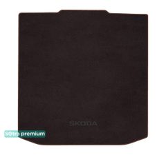 Двухслойные коврики Sotra Premium Chocolate для Skoda Octavia (mkIII)(A7)(универсал)(нижний)(багажник) 2012-2019