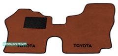 Двухслойные коврики Sotra Premium Terracotta для Toyota HiAce (mkIV)(H100)(1 ряд) 1989-2004 - Фото 1