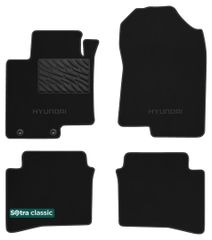 Двошарові килимки Sotra Classic Black для Hyundai i20 (mkIII) 2020→