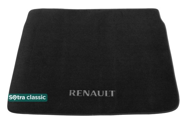 Двошарові килимки Sotra Classic Black для Renault Kadjar (mkI)(багажник) 2015-2022 - Фото 1