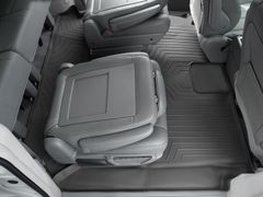 Килимки WeatherTech Black для Dodge Grand Caravan (mkV); Chrysler Grand Voyager (mkV); Lancia Voyager (mkI)(2 row bucket Stow & Go seats)(2 row) 2008-2020 - Фото 2