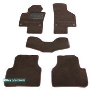 Двошарові килимки Sotra Premium Chocolate для Volkswagen Passat (mkVIII)(B7) 2010-2014 / CC (A6-A7) 2008-2017 - Фото 1