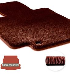 Двошарові килимки Sotra Magnum Red для Honda Civic (mkX)(хетчбек)(без запаски)(багажник) 2015-2021