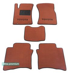 Двухслойные коврики Sotra Premium Terracotta для Toyota Fortuner (mkI)(1-2 ряд) 2006-2015