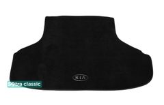 Двухслойные коврики Sotra Classic Black для Kia Opirus / Amanti (mkI)(багажник) 2003-2010