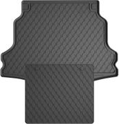 Гумові килимки в багажник Gledring для  Honda Civic (mkX)(хетчбек) 2015-2021 (без запаски)(багажник із захистом) - Фото 1