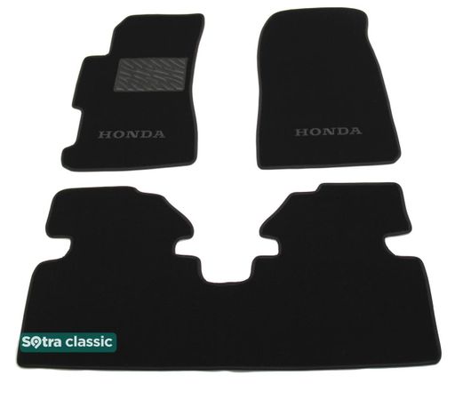 Двошарові килимки Sotra Classic Black для Honda Civic (mkVII)(седан) 2000-2005 - Фото 1