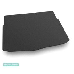 Двошарові килимки Sotra Classic Grey для Kia Stonic (mkI)(нижній рівень)(багажник) 2017→