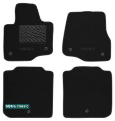 Двошарові килимки Sotra Classic Black для Lincoln Navigator (mkIV)(1-2 ряд) 2018→