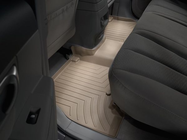 Коврики Weathertech Beige для Hyundai Santa Fe (US)(mkII)(2 fixings) 2010-2012 - Фото 3