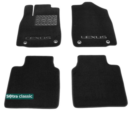 Двухслойные коврики Sotra Classic Black для Lexus ES (mkVI) 2015-2018 - Фото 1