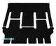 Двошарові килимки Sotra Classic Black для Toyota Sienna (mkIII)(7 місць)(без їздячої консолі на 1 ряду)(2-3 ряд) 2010-2020