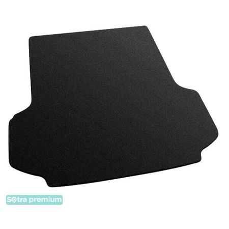 Двошарові килимки Sotra Premium Black для Mitsubishi Pajero Sport (mkII)(багажник) 2008-2016 - Фото 1