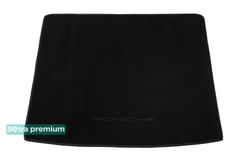 Двошарові килимки Sotra Premium Graphite для Porsche Cayenne (mkII)(між полозамии)(багажник) 2010-2017