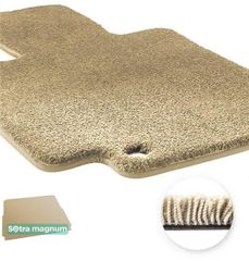 Двошарові килимки Sotra Magnum Beige для Peugeot 3008 (mkI)(нижній рівень)(багажник) 2008-2016